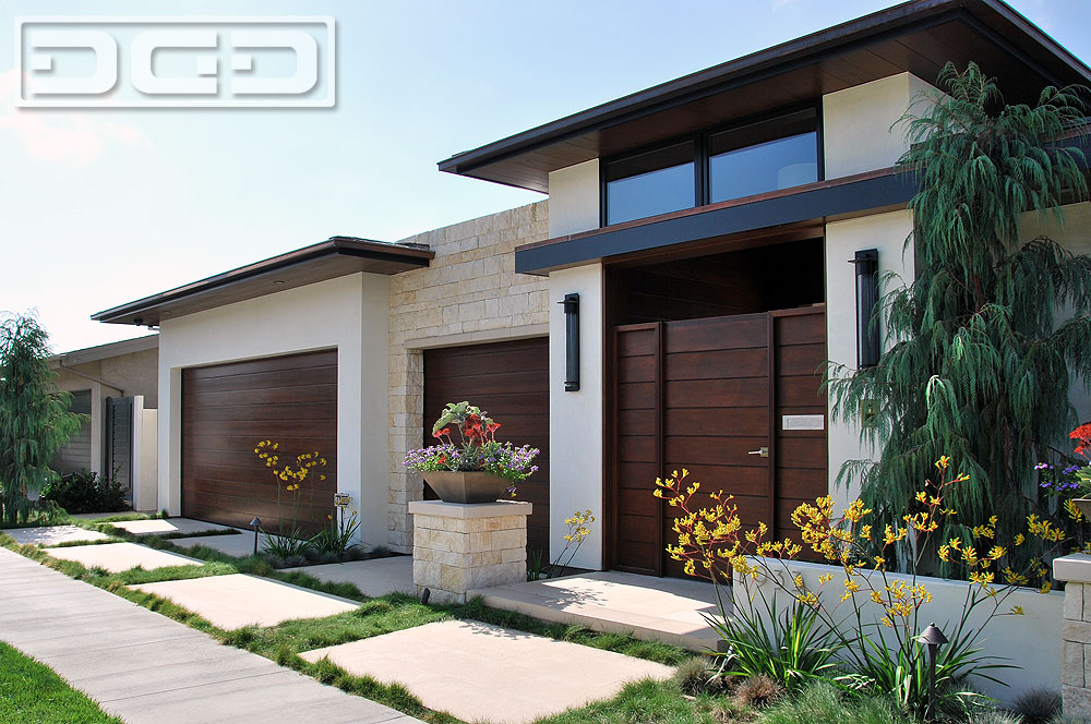 Modern Curb Appeal With Garage Doors!